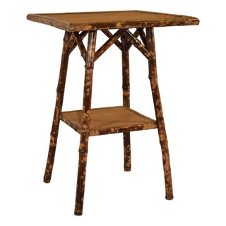 Late 19th Century Tortoise Bamboo Side Table For Sale