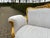 Late 20th Century Late 20th C French Louis XVI Off-White Velvet Gilt Beech Settee 1pc For Sale - Image 5 of 15