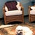 Wood 1980s Bielecky Brothers Style Wicker Lounge Chairs With Matching Ottomans, Set of 4 For Sale - Image 7 of 7