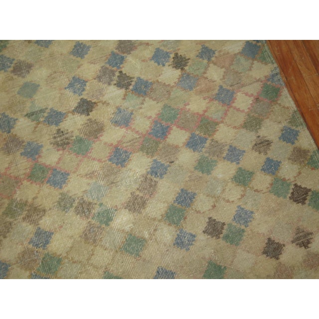 Textile 1940s Turkish Deco Rug - 2'5" x 9'8" For Sale - Image 7 of 18