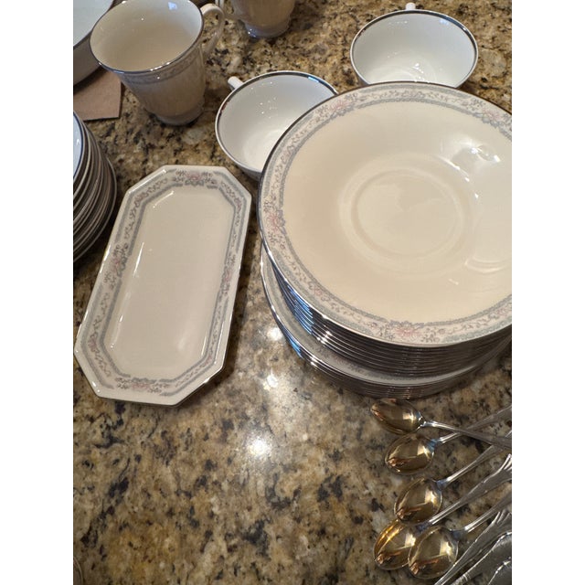 Lenox "Charleston" Fine Bone China Dinnerware Service for 8 - 52 Pieces For Sale In Providence - Image 6 of 8