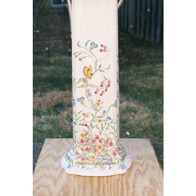 Metal Early 21st Century Kohler Artist Edition English Trellis Porcelain Pedestal Sink & Toilet - Set of 2 For Sale - Image 7 of 13