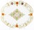 Porcelain - Cut-out serving dish - Vista Alegre. Made of porcelain from the Vista Alegre factory; polychrome and gold...