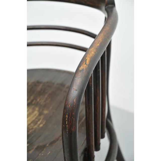 Set of Model 6093 Chairs in Beech by Jacob & Josef Kohn, Vienna, Austria, 1890s For Sale - Image 4 of 18