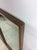 Mid Century Modern Long Rectangular Wall Mirror With Two Glass Panels and Wood Accent For Sale - Image 11 of 18