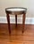 Brown Antique French Bouillotte Style Table- Round Marble Top Drink Table For Sale - Image 8 of 11