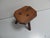 Wood Antique Oak Milk Stool, 1890s For Sale - Image 7 of 9