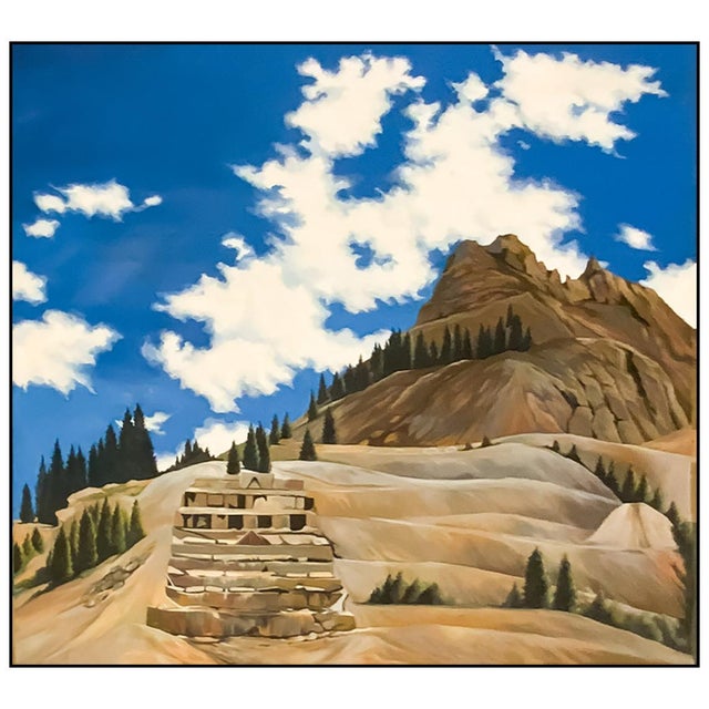 Lowell Nesbitt 1975 Animas Valley, Colorado I Oil Painting Lowell Blair Nesbitt For Sale - Image 4 of 6