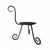 Vintage Forged Wrought Iron Candle Stand Holders- A Pair For Sale - Image 10 of 12