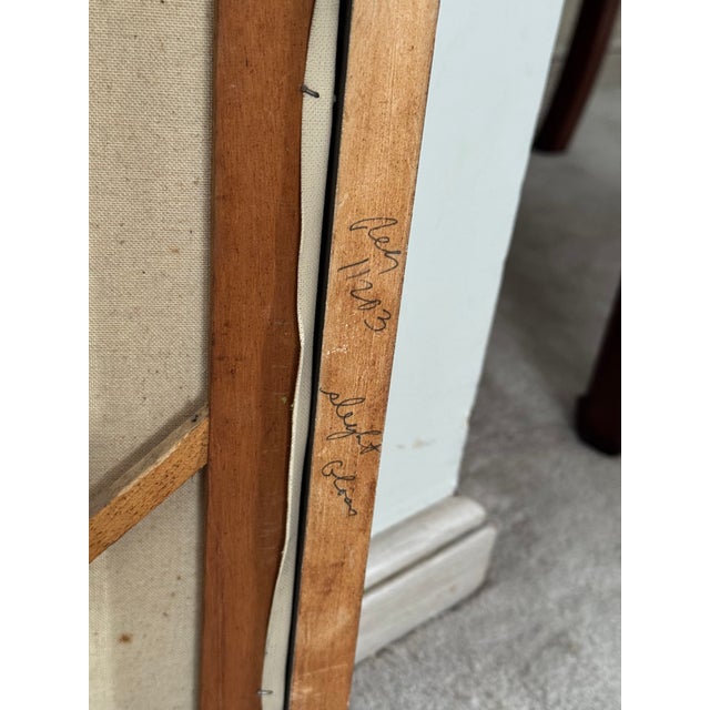 Mid Century Chinese Export Acrylic Expressionism - Signed For Sale - Image 9 of 9