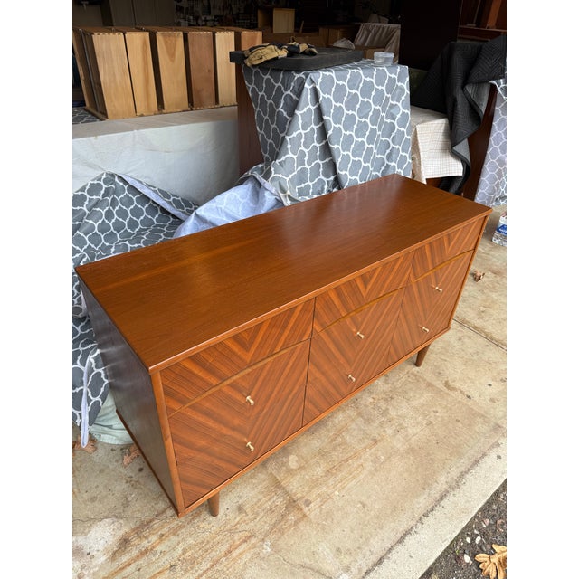 Mid-Century Modern 1960s Kent Coffey Debonaire Lowboy Dresser For Sale - Image 3 of 11