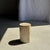 Small Side Table in Speckled White and Beige Petrified Wood, 1980s For Sale - Image 4 of 18