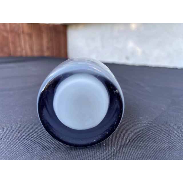 Johanfors 1980s Vintage Johanfors Milk Glass Vase, Sweden For Sale - Image 4 of 5