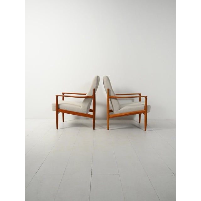 Scandinavian Teak Armchairs, 1960s, Set of 2 For Sale - Image 13 of 13