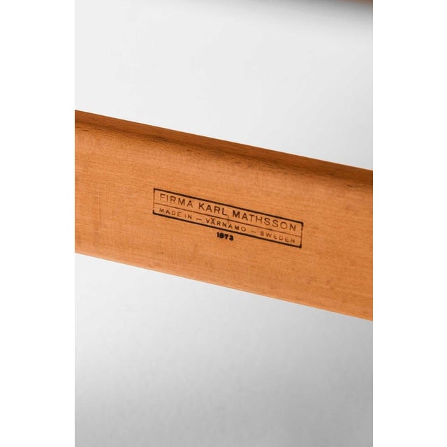The rare berlin daybed, designed by bruno mathsson and produced by his father karl mathsson in värnamo, sweden, is a...