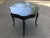 19th C. French Demi-Lune Ebonized Table W/Leather Top For Sale - Image 11 of 11
