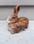 1940s Majolica Brown Rabbit Tureen Caugant For Sale - Image 5 of 7
