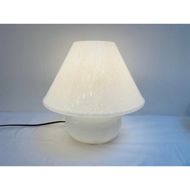 Ivory Mid-Century Murano Glass Lamp from Glashütte Limburg, 1970s For Sale - Image 8 of 11