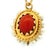 Metal Italian Coral and Pearl Pendant in 18k Gold – Torre Del Greco, 1970s For Sale - Image 7 of 12