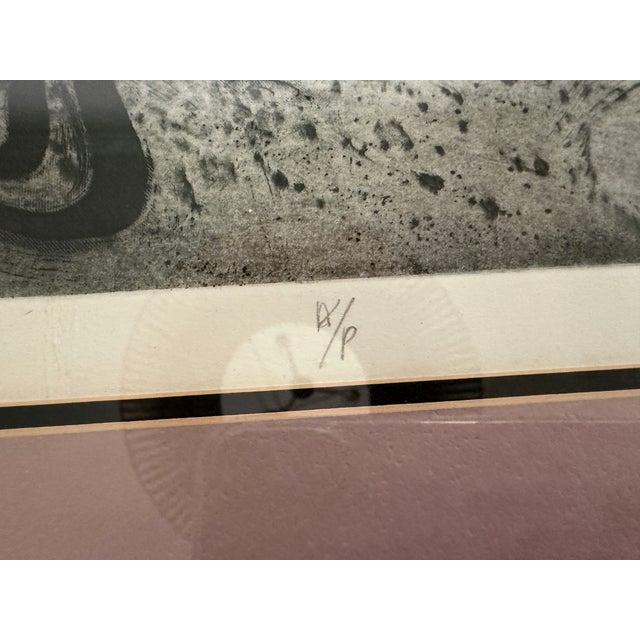 Pascale Vial Signed Artist Proof “The Seal and the Walrus” Contemporary Work on Paper, 1979 For Sale - Image 4 of 9