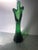 1960s Mid-Century Modern Italian Green Glass Bud Vase For Sale - Image 4 of 6