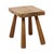 Brutalist Rustic Wood Milking Stool, 1950s For Sale - Image 16 of 18