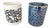 Pop Art Opaline Glass Vases from Keith Haring, Set of 2 For Sale