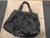A 1990s Century Black Plastic Huge Italian Tote Bag by Zanotti Giuseppe For Sale - Image 4 of 14