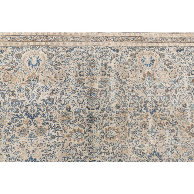 Persian Authentic Persian Tabriz Handmade Wool Rug For Sale - Image 3 of 9