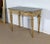 Louis XVI Style 19th-Century Marble and Golden Wood Console Table For Sale - Image 3 of 18
