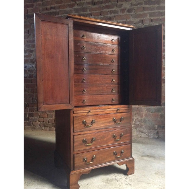 Antique Collectors Chest Mahogany Victorian 19th Century, circa 1875 Chairish