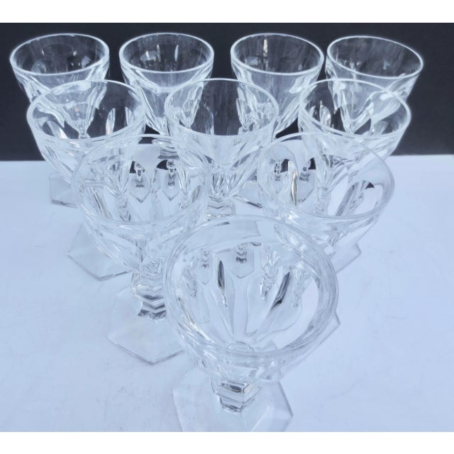 Transparent Baccarat Harcourt 1841 Port Wine - Set of 10 For Sale - Image 8 of 8