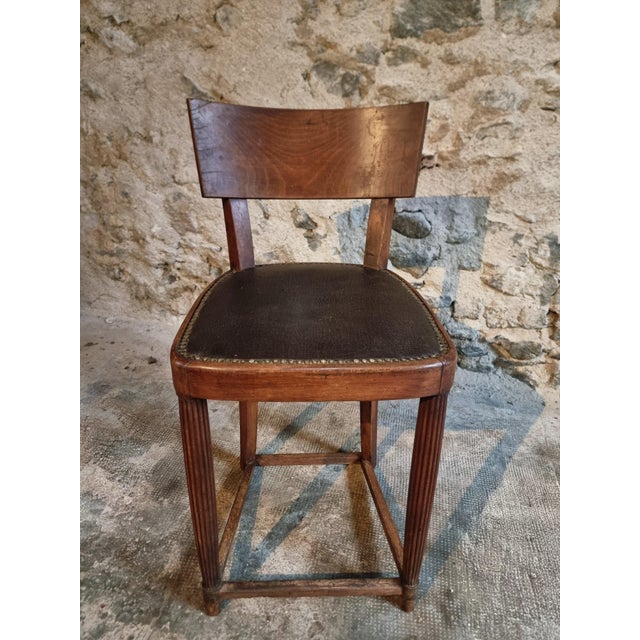 Antique French Beechwood Chair, Early 1900s For Sale - Image 5 of 17