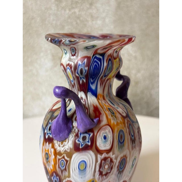 Vintage Vase in Murano Glass from Fratelli Toso, 1920, in Flawless conditions. Designed 1920 to 1949 I have official proof...