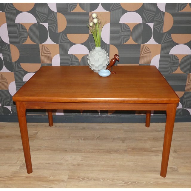 Vintage Danish Extendable Dining Table in Teak, 1960s For Sale - Image 6 of 16
