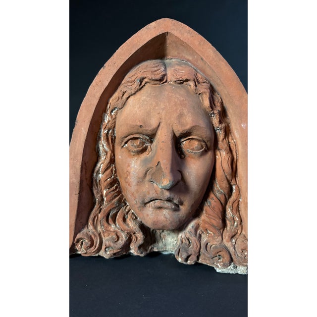 Ceramic Lombard Artist, Acroterion, 1800, Terracotta For Sale - Image 7 of 10