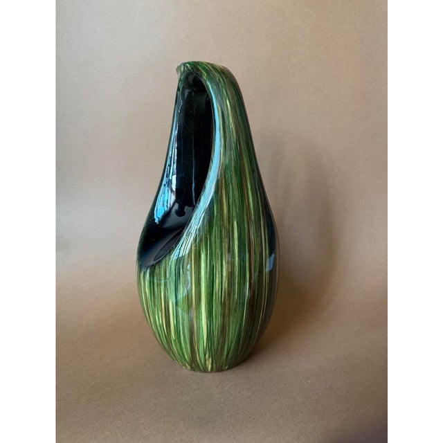 Brutalist Vintage Ceramic Vase from Saint Clément, 1960 For Sale - Image 3 of 7