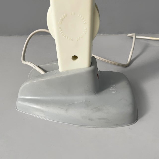 Italian Modern White Plastic and Metal Hair Dryer by Elchim, 1970s For Sale - Image 14 of 16