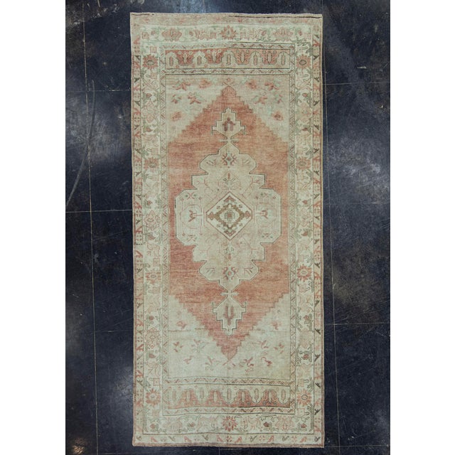 Red Turkish Vintage Rug 4'9" x 10'9" #20661 For Sale - Image 8 of 8