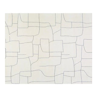 Moroccan Azilal Hand Knotted Wool Rug,8'1"X10' For Sale