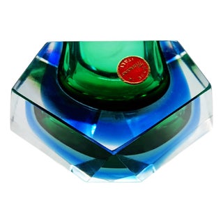 Vintage Italian Ashtray in Murano Glass by Flavio Poli for Seguso, 1960s For Sale