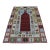 1980s Tribal Red Hand Knotted Kilim Rug For Sale