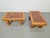 Brutalist Oak Side Tables with Terracotta Tiles, 1950s, Set of 2 For Sale - Image 12 of 12