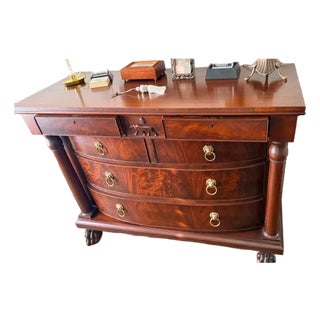 Polo Ralph Lauren Empire Style Mahogany Chest of Drawers For Sale