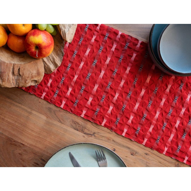 Early 21st Century Japanese Ceremonial Silk Table Runner by Renaras For Sale - Image 5 of 6