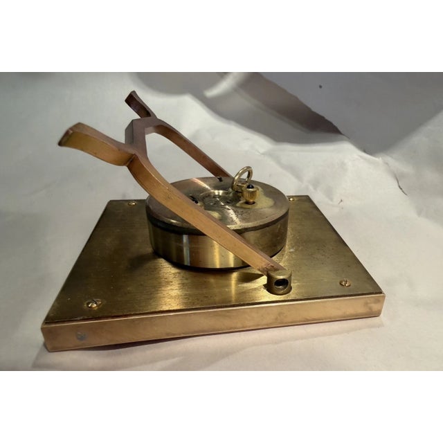 Blue 1960s Gucci Lapis Lazuli Desk Clock With Alarm For Sale - Image 8 of 10