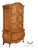 French Rococo Style Bombe Armoire Chest For Sale