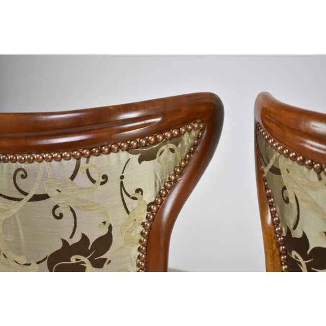 1950s Italian Mid-Century Modern Wooden Chairs, 1950s For Sale - Image 5 of 12