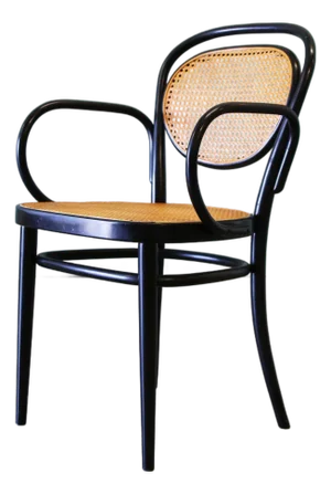 1980s No. 215 Rf Chair by Michael Thonet Bentwood Cane Chair (4 Available)