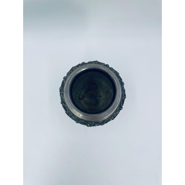 Vintage Metal Vase, 1965 For Sale - Image 3 of 8